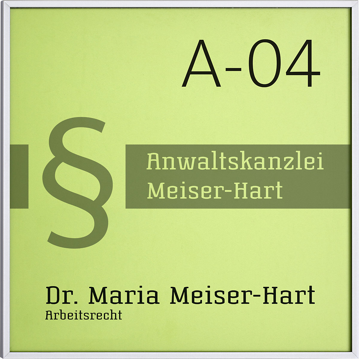 MADRID Silver Line™ Türschild (Produktabbildung 2)-1