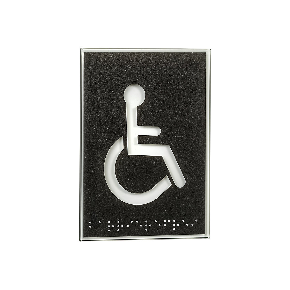 Türschild Piktogramm WC, Braille (Produktabbildung 2)-1