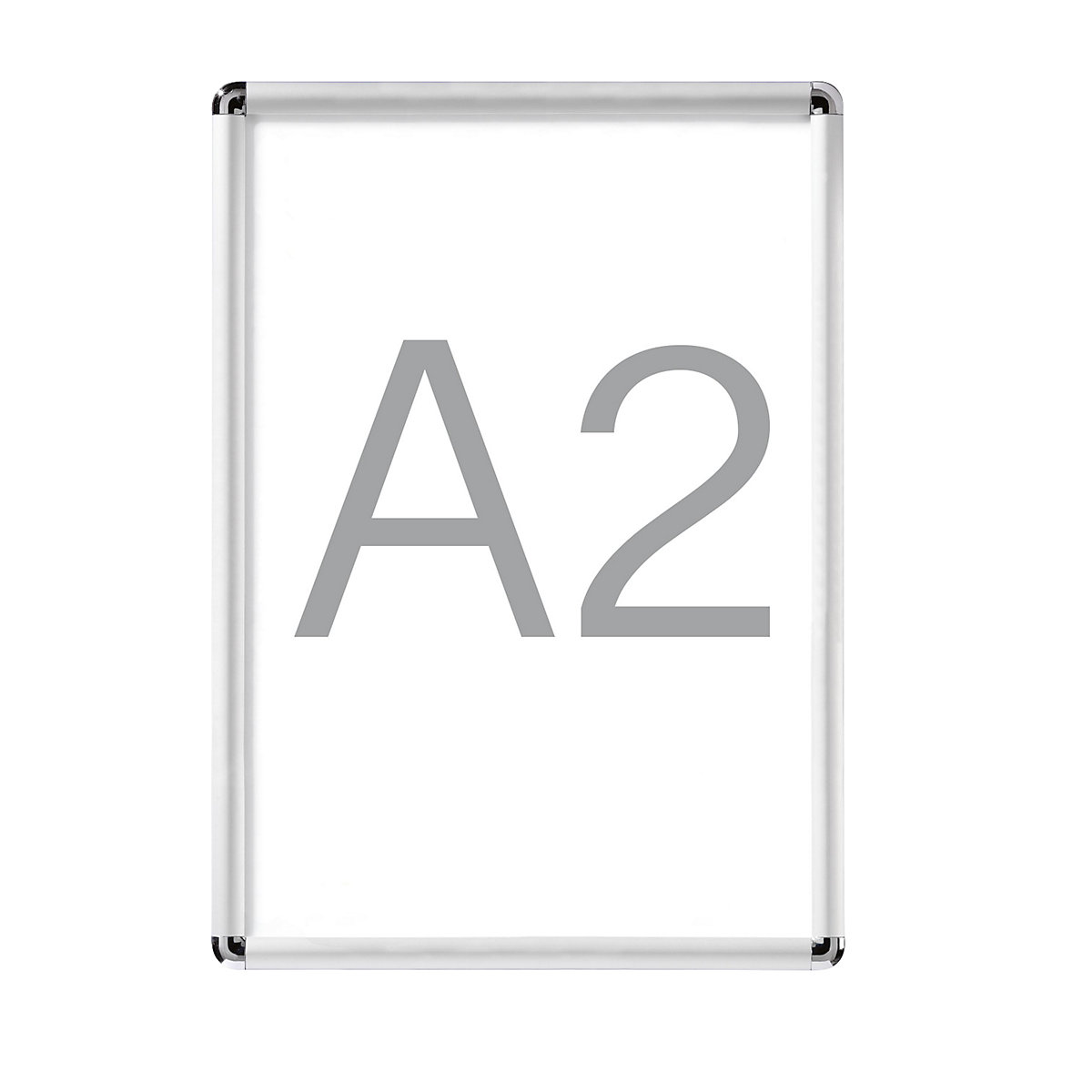 Display-Klapprahmen, Aluminium, VE 2 Stk, für DIN A2-6