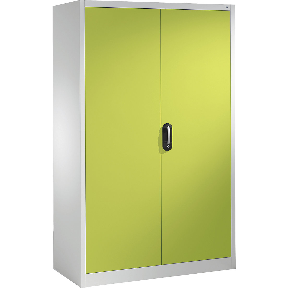 ACURADO Universalschrank C+P, BxT 1200 x 600 mm, lichtgrau / viridingrün-12