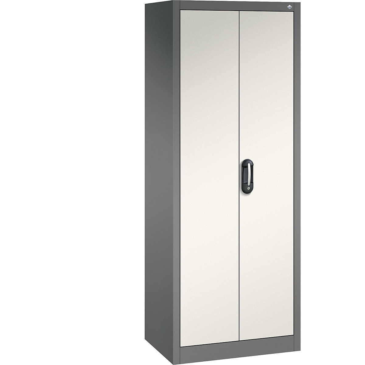 ACURADO Universalschrank C+P, BxT 700 x 500 mm, vulkangrau / perlweiß-24