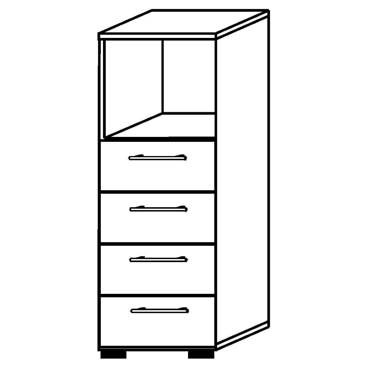 Regalschrank RENATUS eurokraft pro (Produktabbildung 2)-1