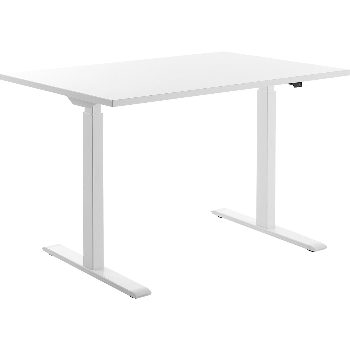 Schreibtisch, elektrisch höhenverstellbar Topstar, gerade, BxT 1200 x 800 mm, weiß/weiß-5