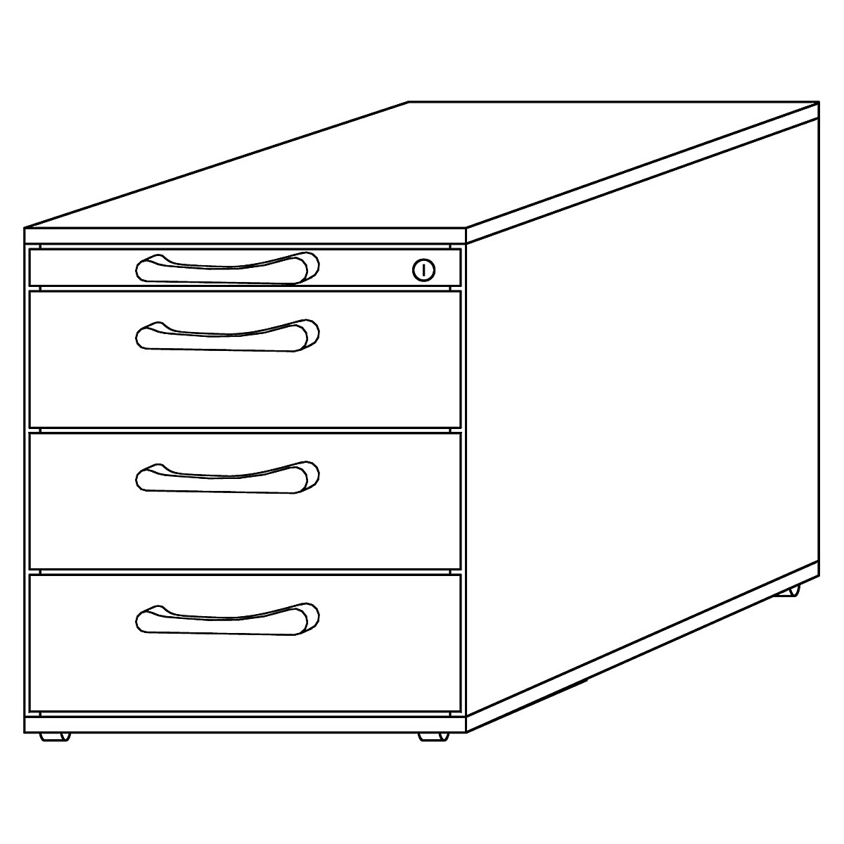 Rollcontainer ANNY eurokraft pro (Produktabbildung 4)-3