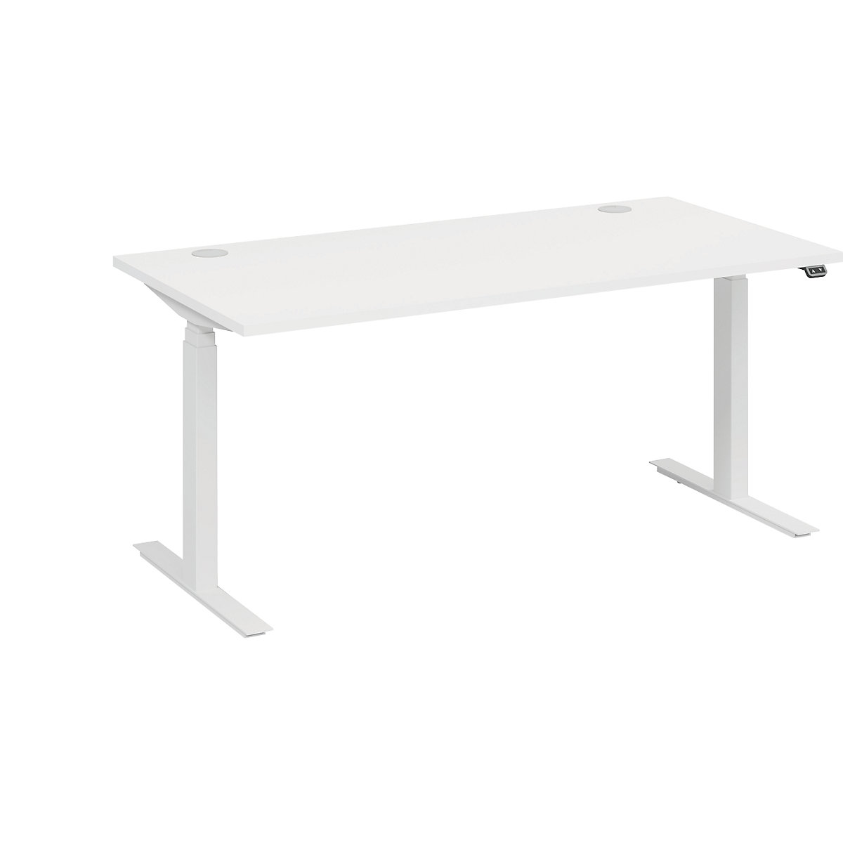 Schreibtisch BOTTOM-UP white, BxT 1600 x 800 mm, weiß