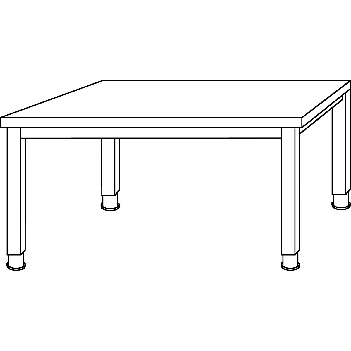 Schreibtisch RENATUS eurokraft pro (Produktabbildung 3)-2