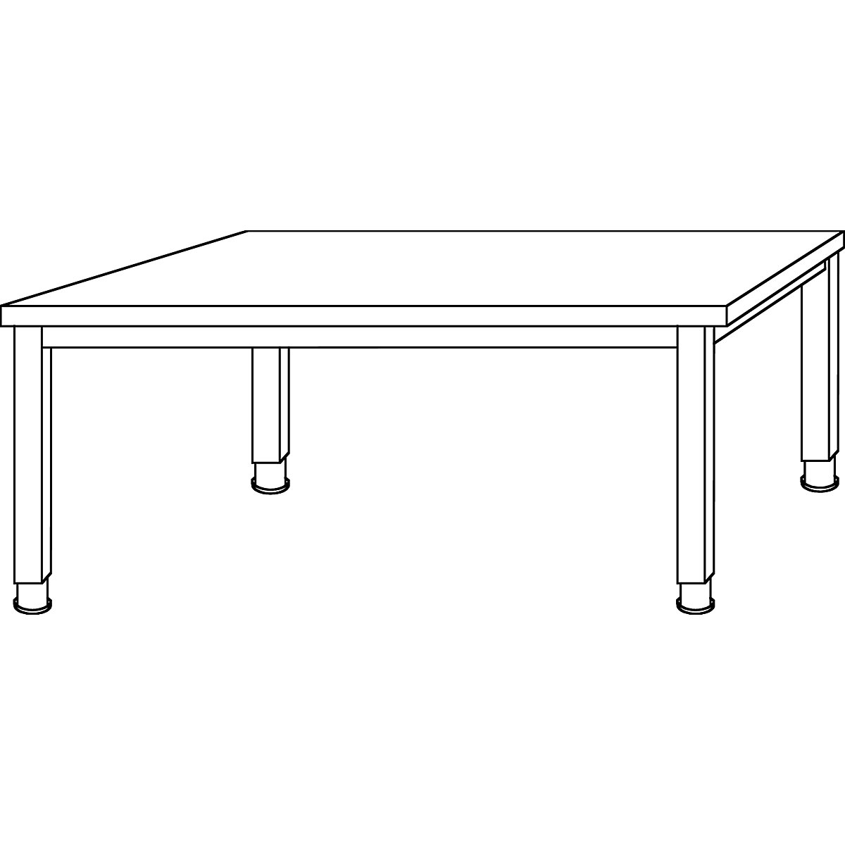 Schreibtisch RENATUS eurokraft pro (Produktabbildung 3)-2