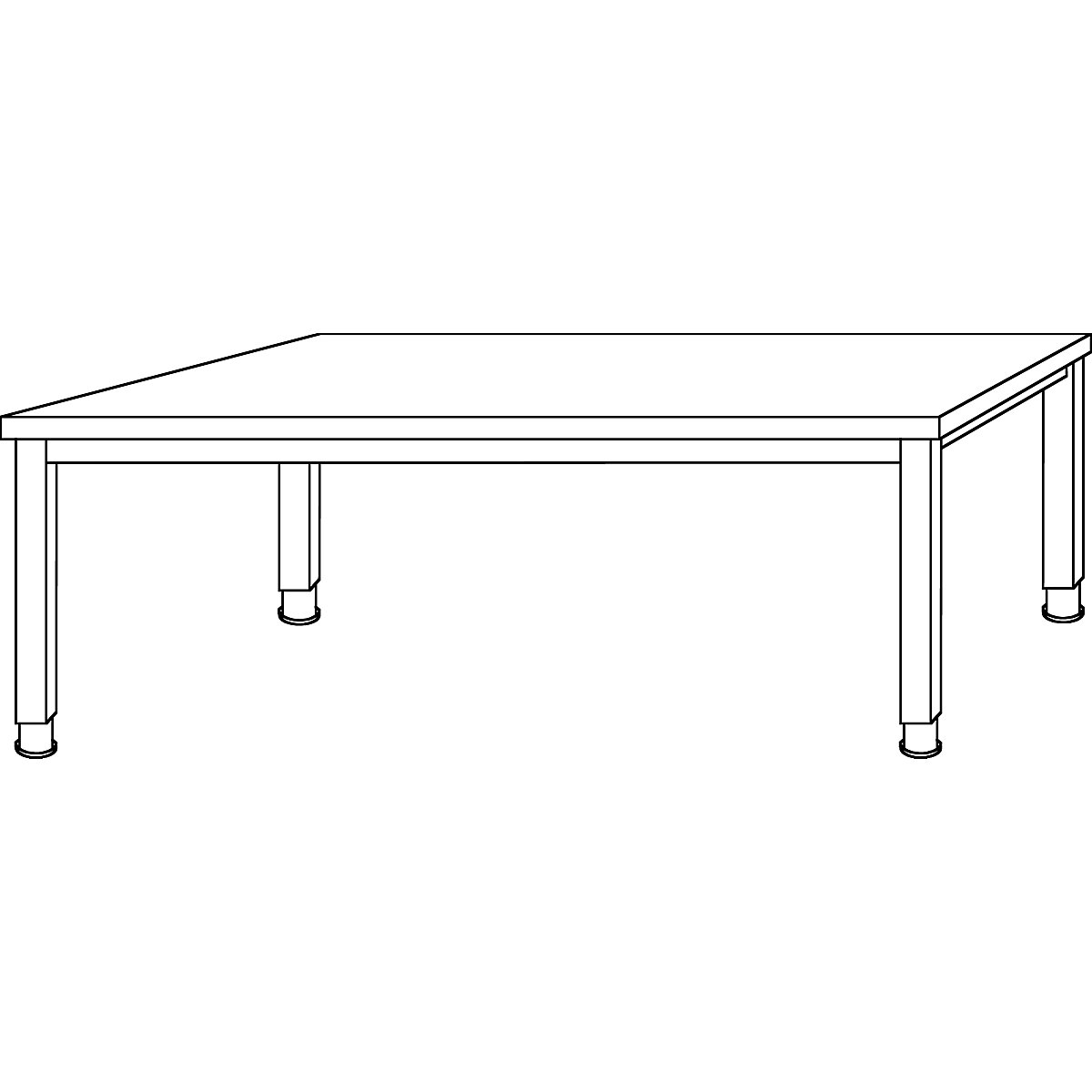 Schreibtisch RENATUS eurokraft pro (Produktabbildung 3)-2