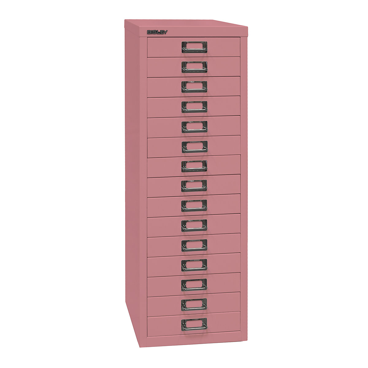 MultiDrawer™ 39er Serie BISLEY, DIN A4, 15 Schubladen, pink-3