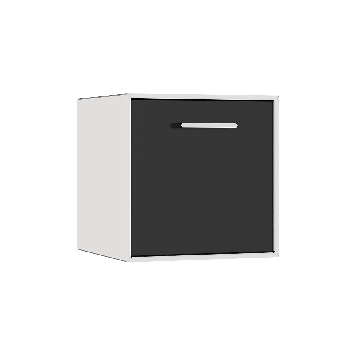 Einzelbox, hängend mauser, 1 Schublade, Breite 385 mm, signalweiß / tiefschwarz-7