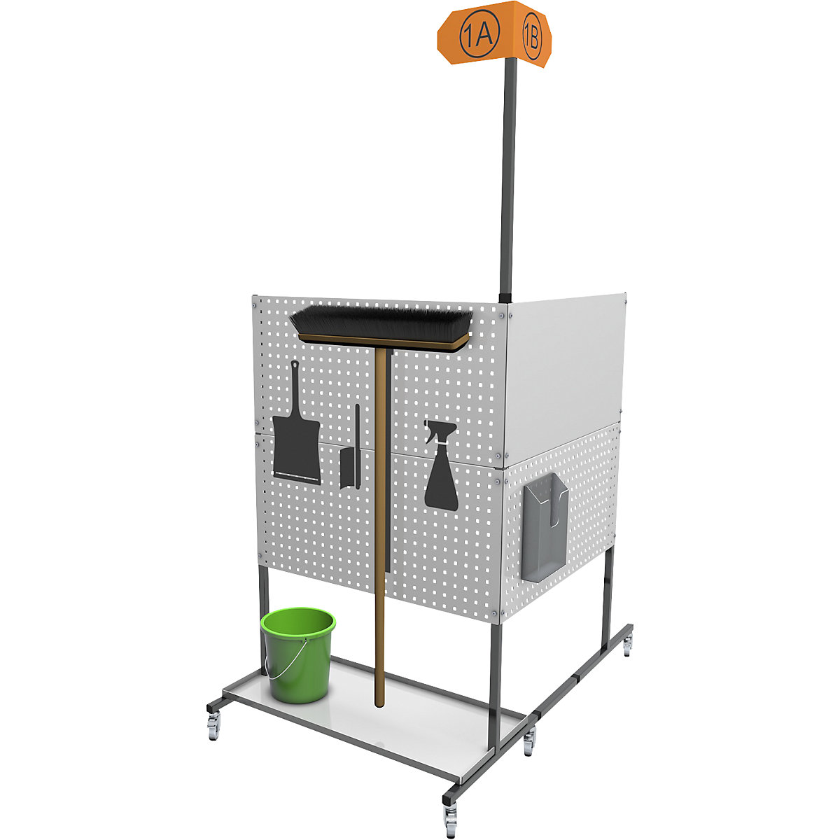 Organisations-Stellwand eurokraft pro (Produktabbildung 4)-3