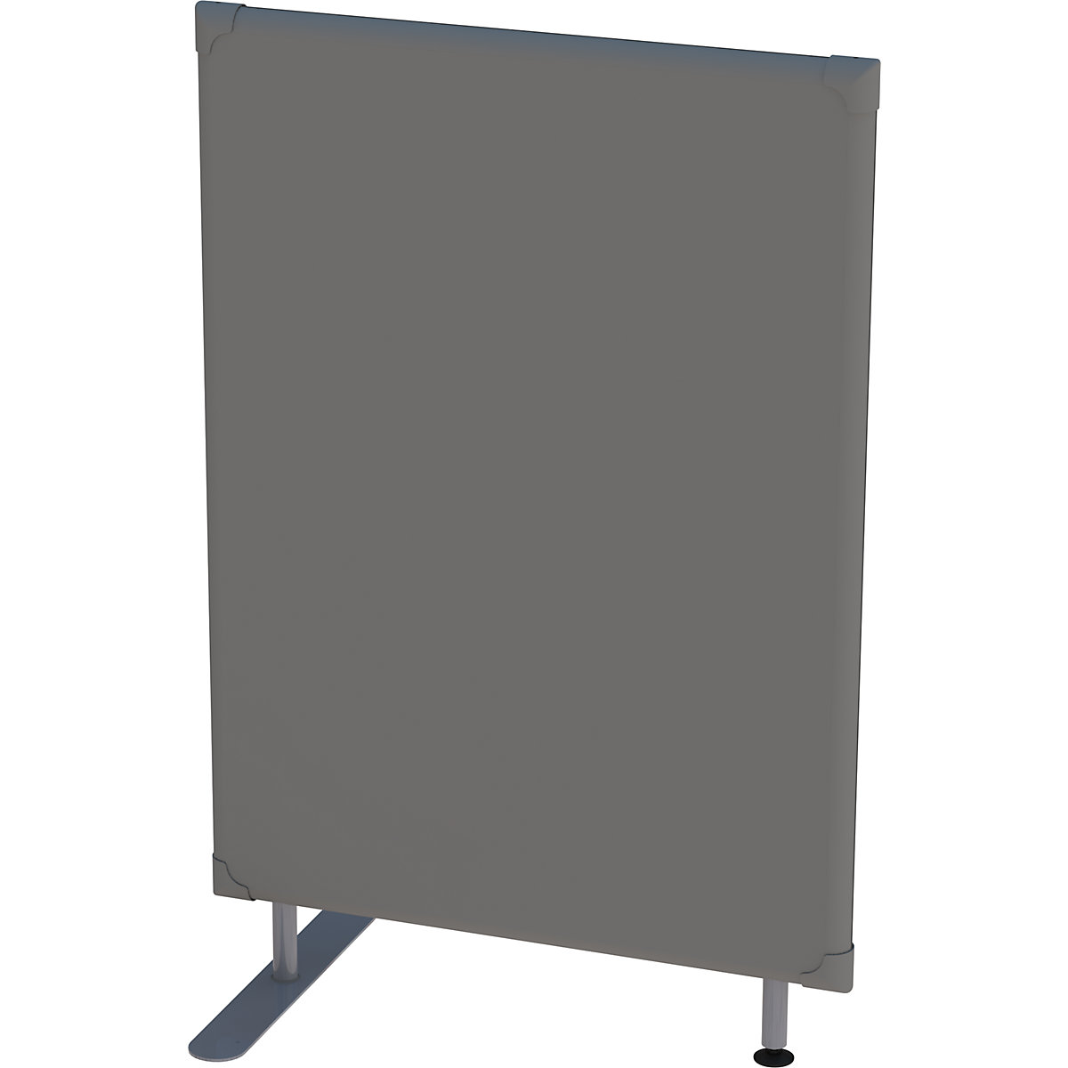Schallschutz-Trennwand 170 x 120 cm - Struktur grau