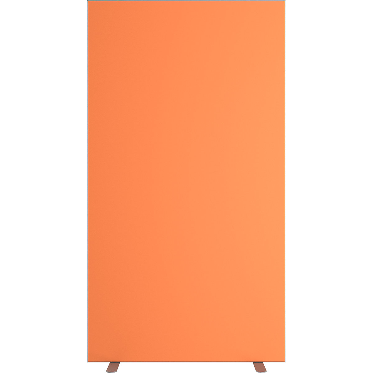 Trennwand easyScreen, einfarbig, mit Schallschutz, orange, Breite 940 mm-11