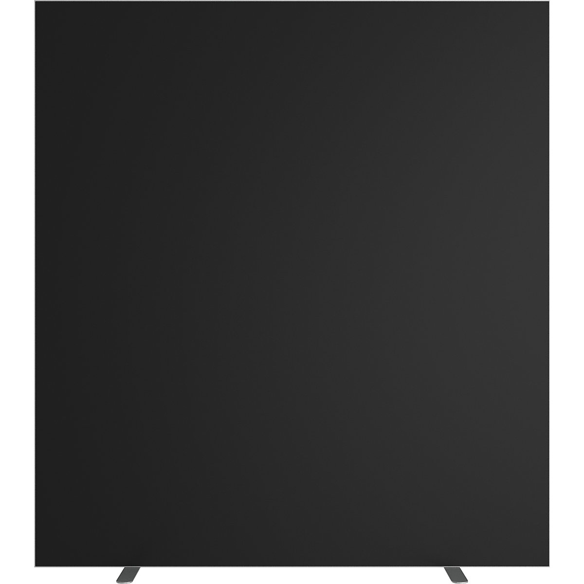 Trennwand easyScreen, einfarbig, schwarz, Breite 1600 mm-5