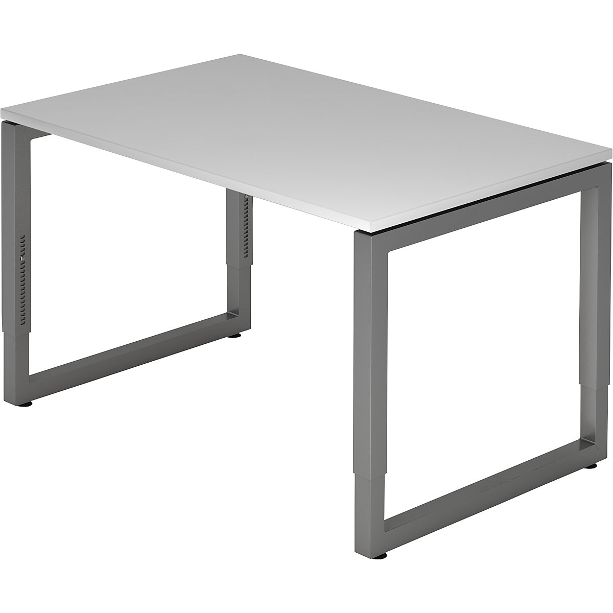 Schreibtisch mit Gestell aus Vierkant-Stahlrohr eurokraft pro