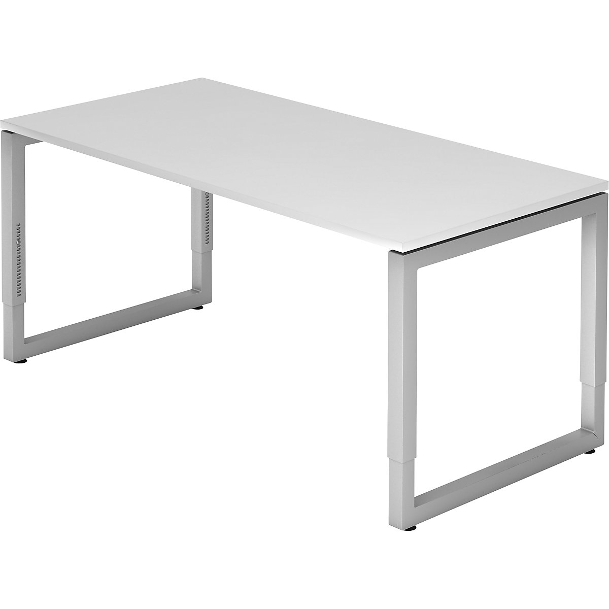 Schreibtisch mit Gestell aus Vierkant-Stahlrohr eurokraft pro