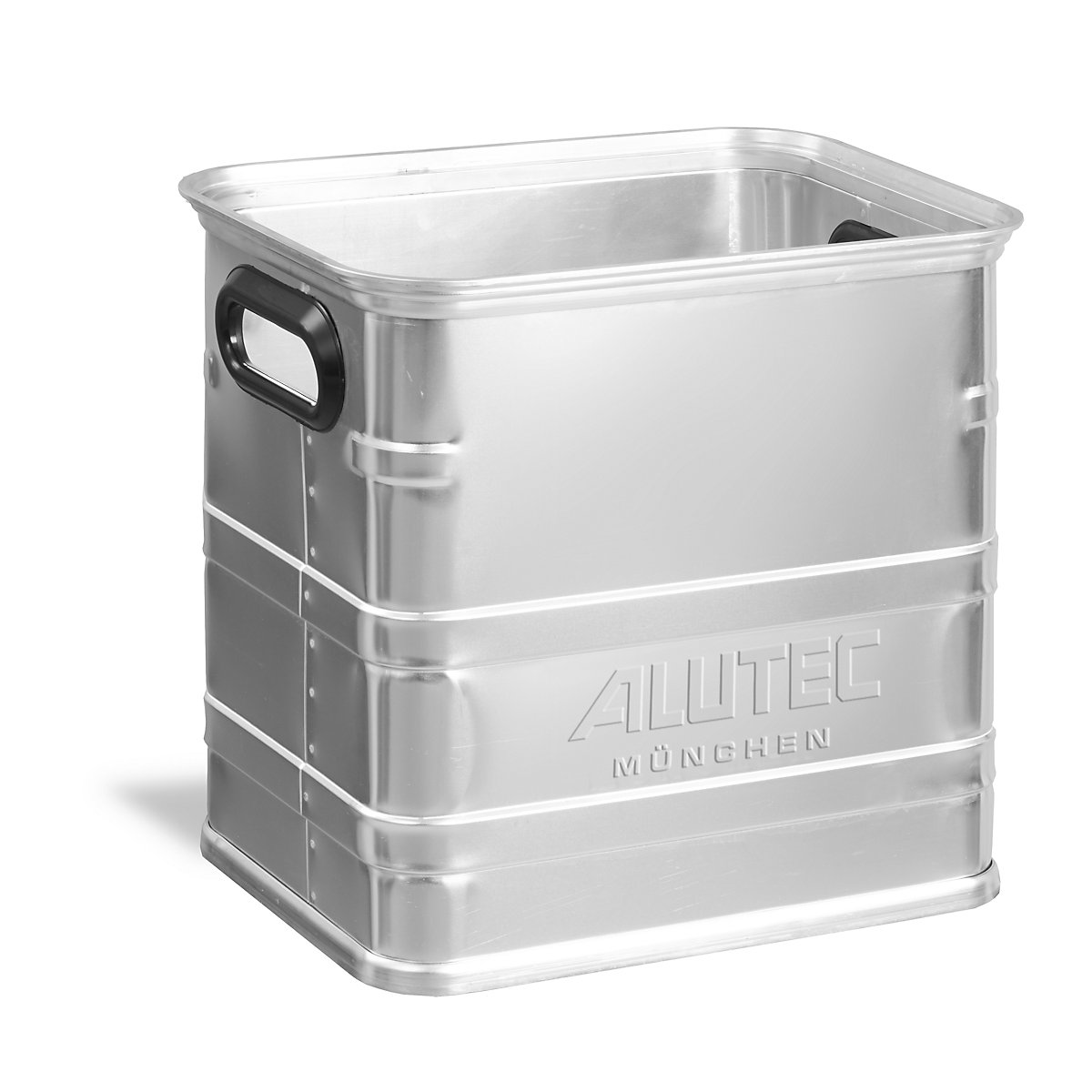 Caisse de manutention en aluminium, compatible avec palettes Europe, capacité 40 l-5