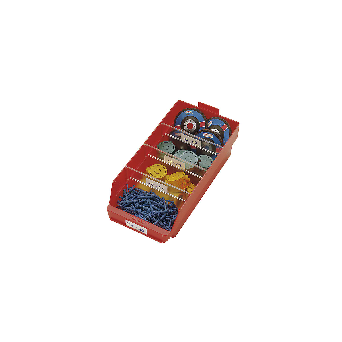 Boîte à Outils Keter à Bacs Amovibles - 22 Compartiments, Résine Polypropylène Résistante, Rouge Et Noire, Capacité 2218 Pouces³