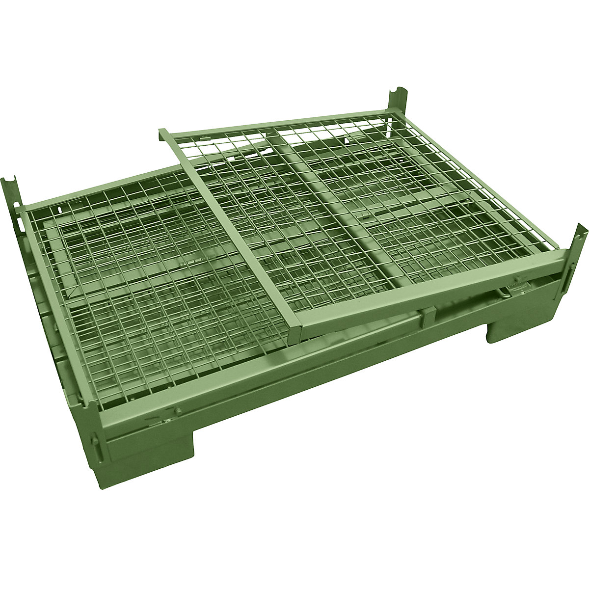 Caisse-palette gerbable pliante – Heson (Illustration du produit 2)-1