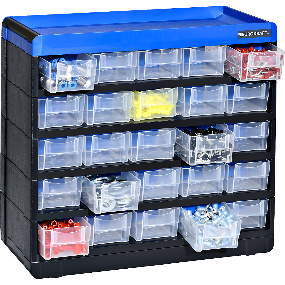 Bloc-tiroirs pour petites pièces VARIOPLUS PRO – eurokraft pro (Illustration du produit 2)-1