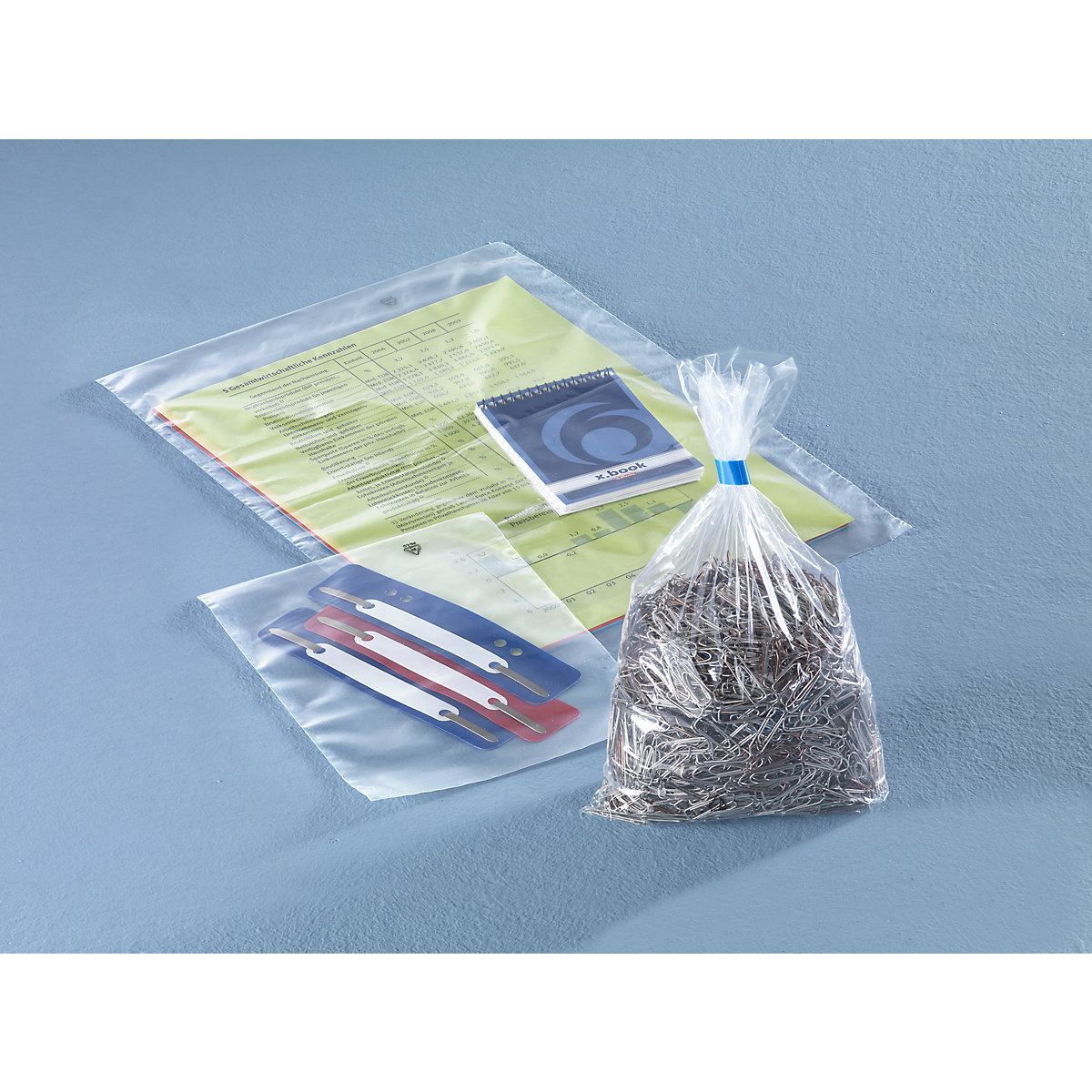 Resealable VCI Blue Packaging Bag 100 Micron
