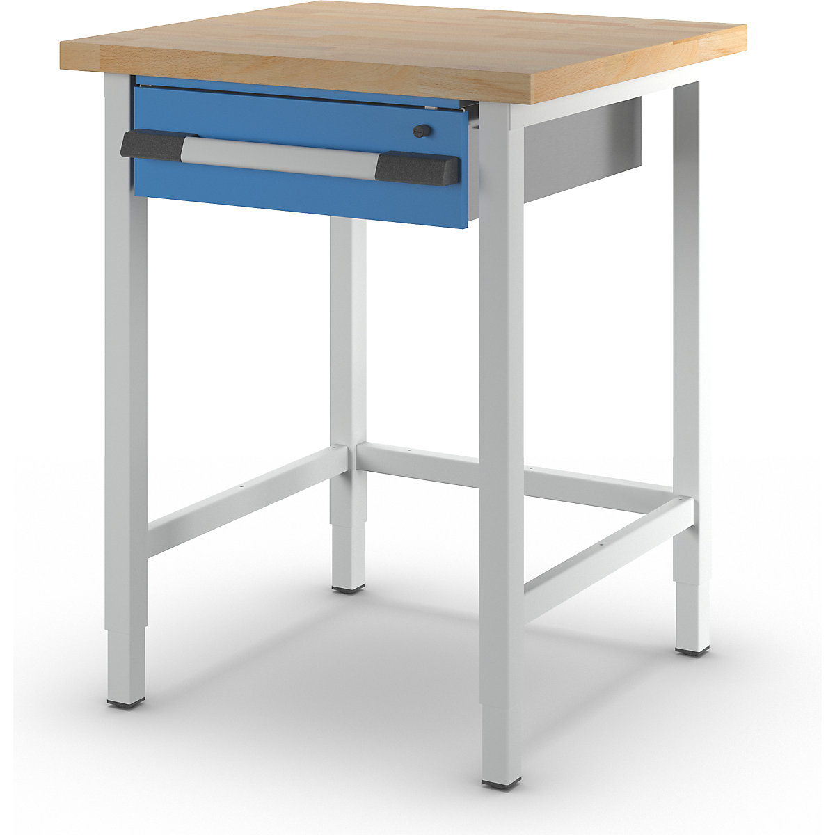 Bancada de trabalho ajustável em altura, estrutura modular – eurokraft pro (Imagem do produto 2)-1