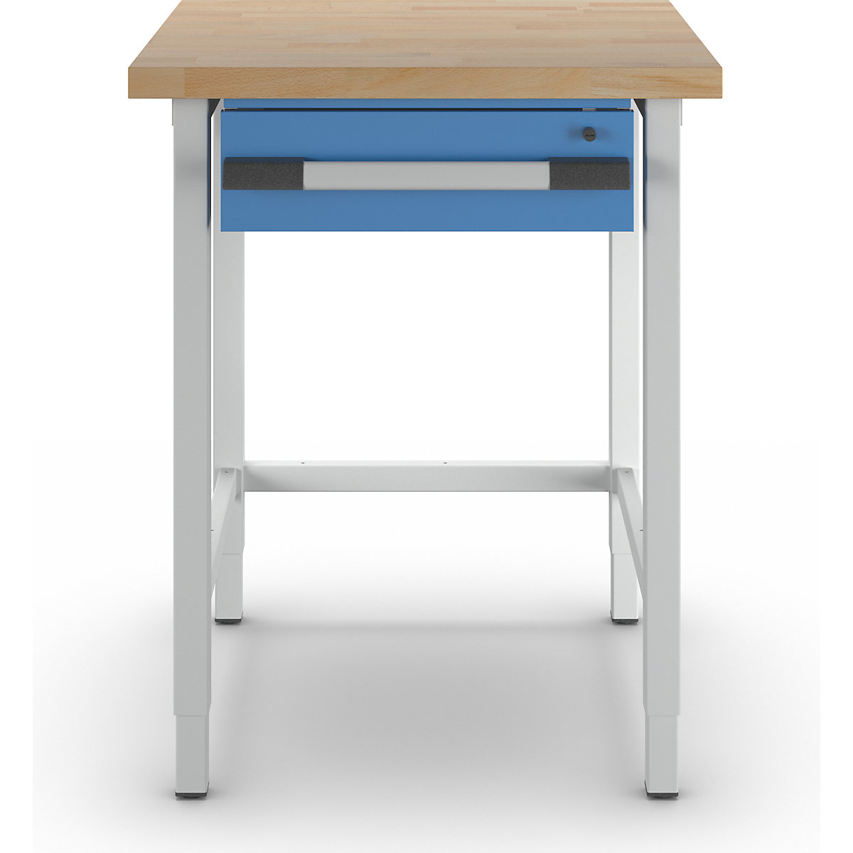 Bancada de trabalho ajustável em altura, estrutura modular – eurokraft pro (Imagem do produto 3)-2