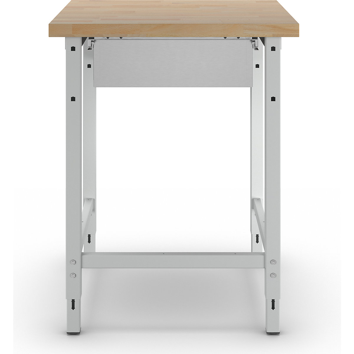Bancada de trabalho ajustável em altura, estrutura modular – eurokraft pro (Imagem do produto 5)-4