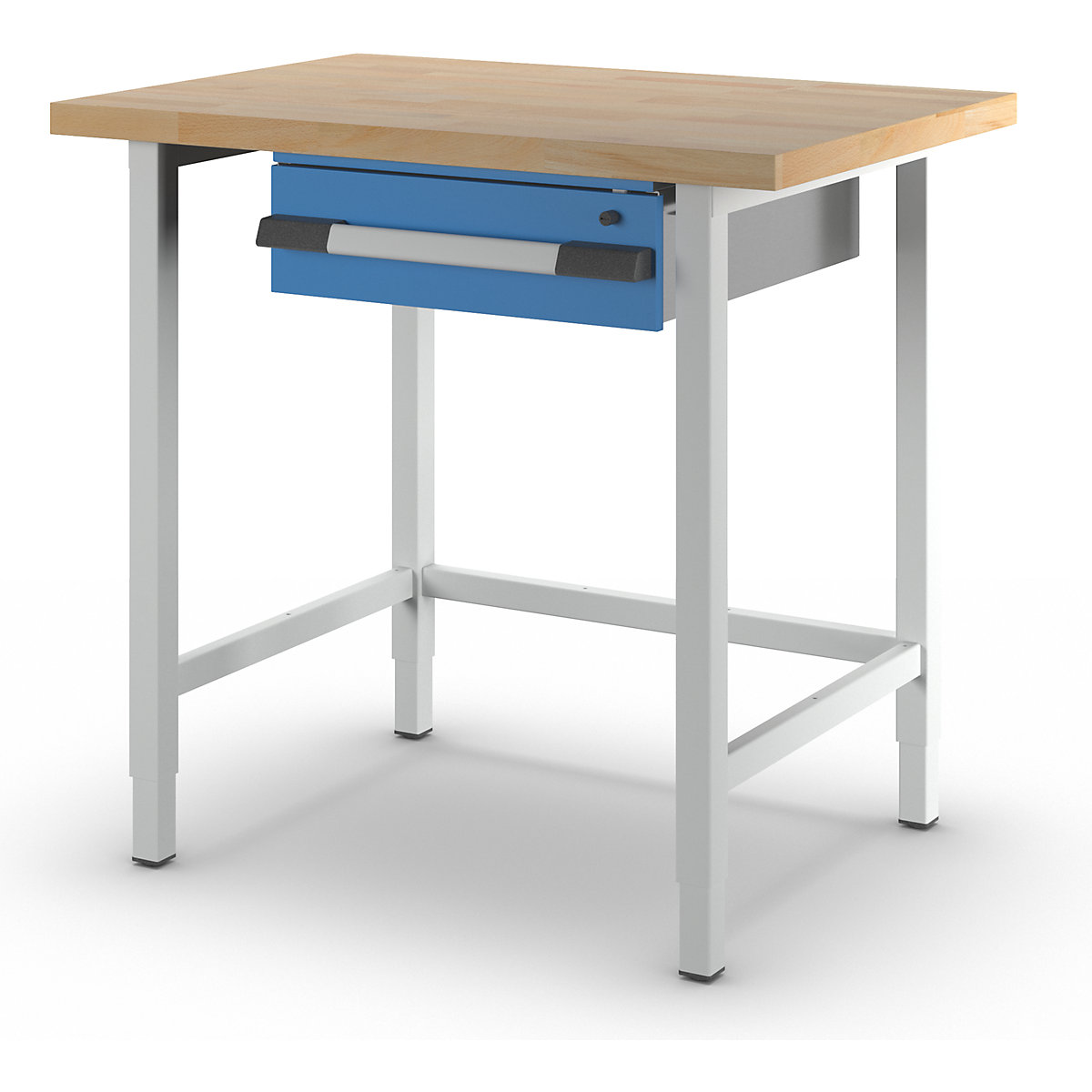 Bancada de trabalho ajustável em altura, estrutura modular – eurokraft pro (Imagem do produto 2)-1