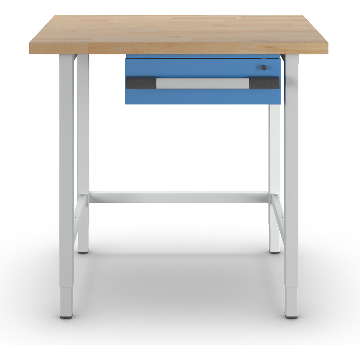 Bancada de trabalho ajustável em altura, estrutura modular – eurokraft pro (Imagem do produto 3)-2