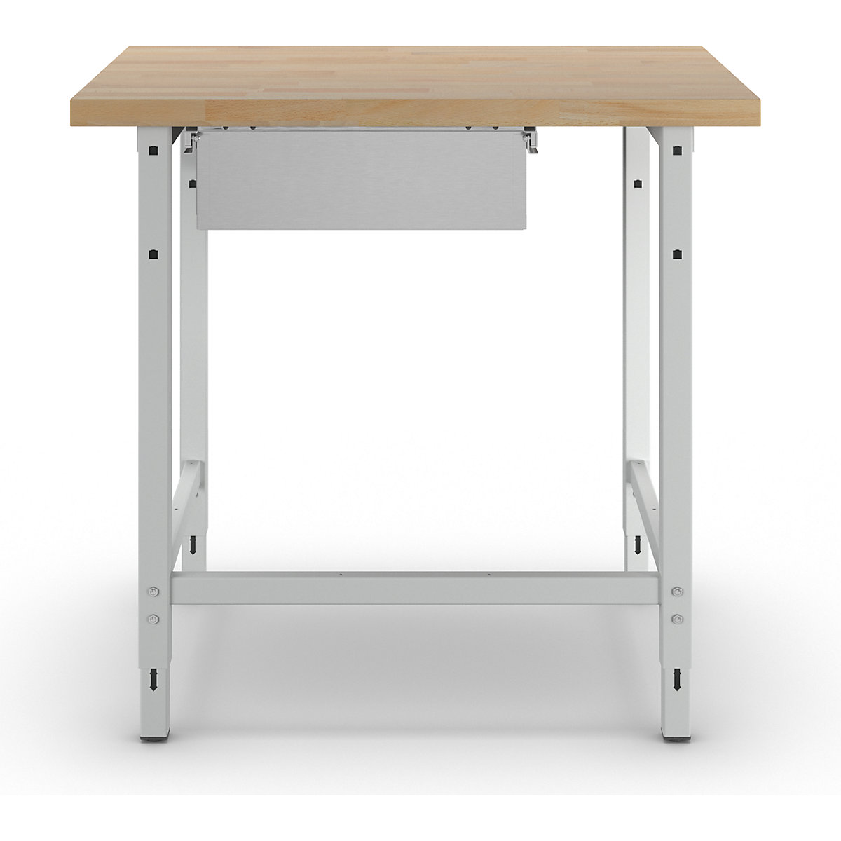Bancada de trabalho ajustável em altura, estrutura modular – eurokraft pro (Imagem do produto 5)-4