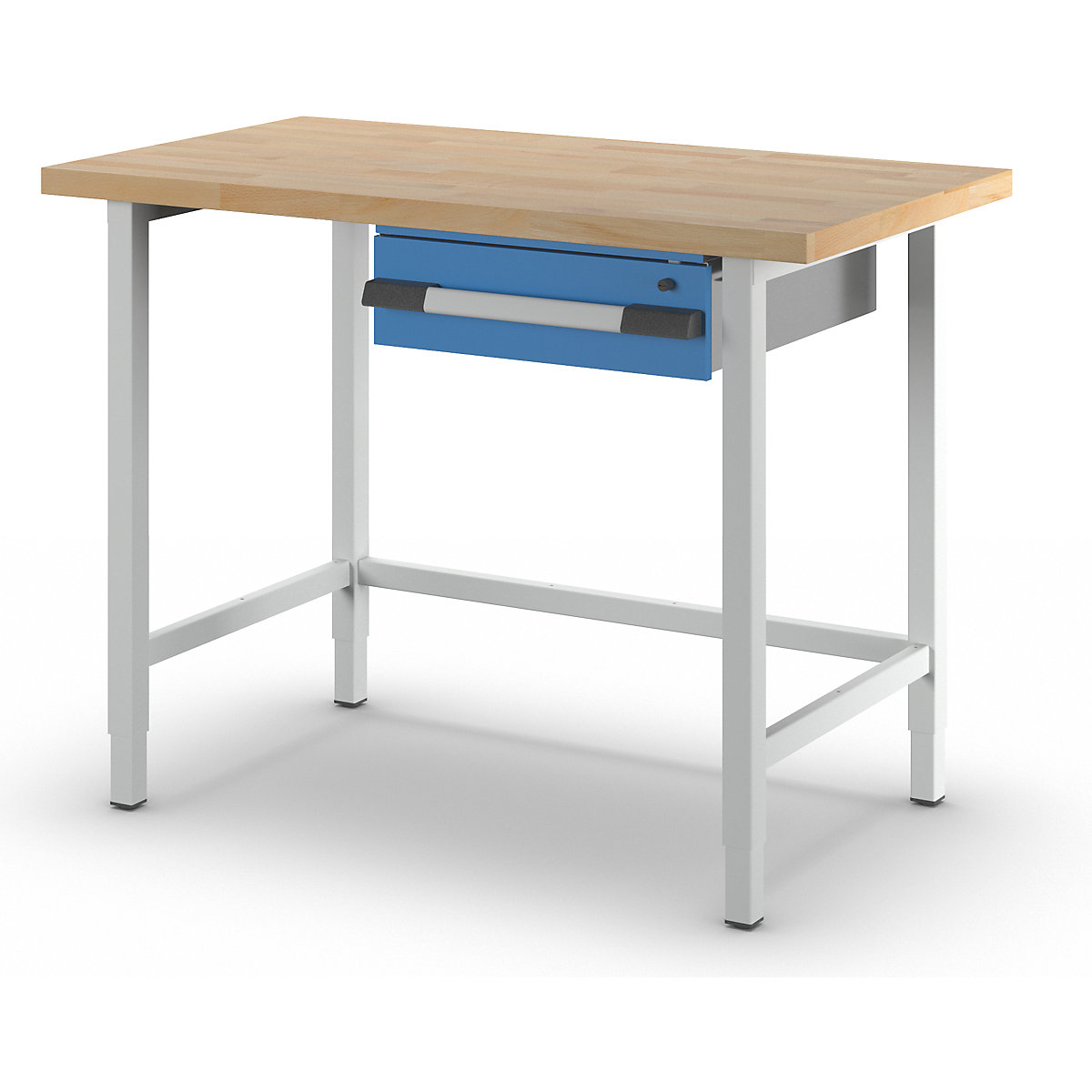 Bancada de trabalho ajustável em altura, estrutura modular – eurokraft pro (Imagem do produto 2)-1