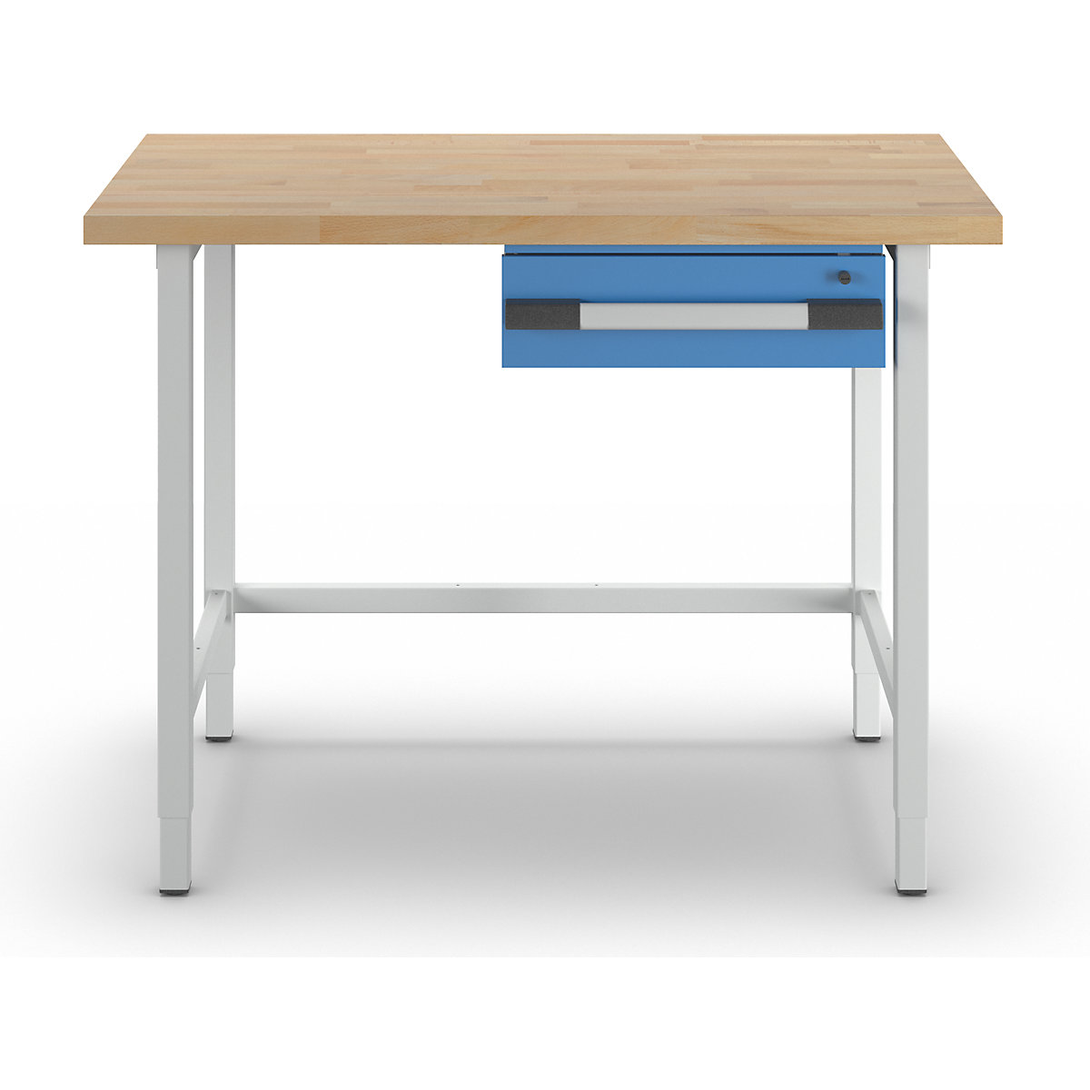 Bancada de trabalho ajustável em altura, estrutura modular – eurokraft pro (Imagem do produto 3)-2