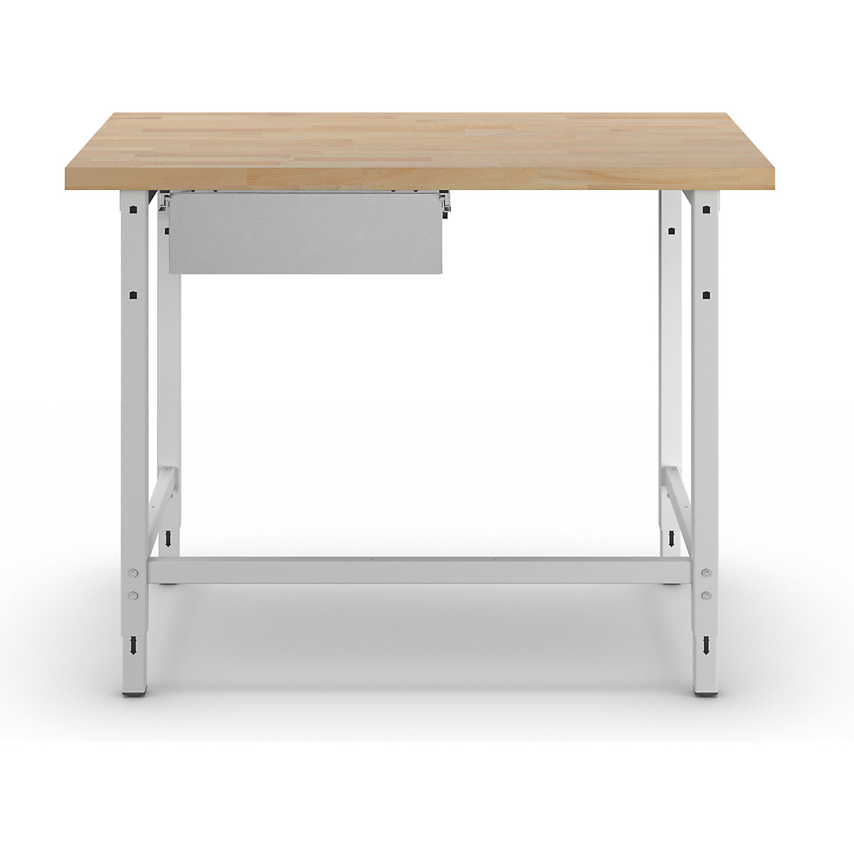 Bancada de trabalho ajustável em altura, estrutura modular – eurokraft pro (Imagem do produto 5)-4