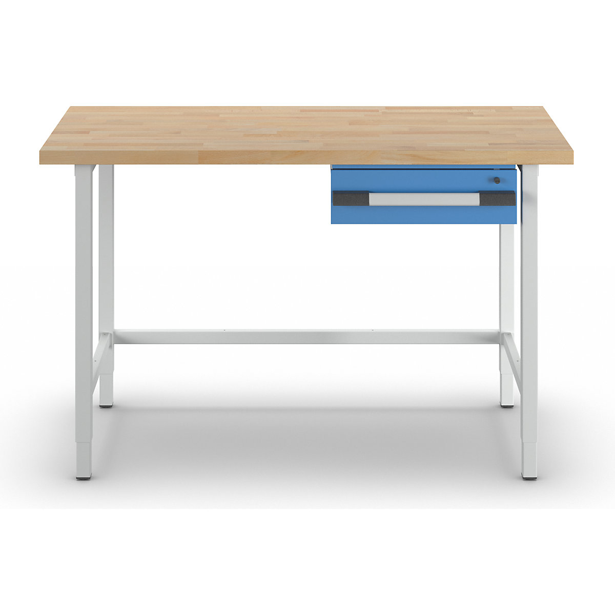 Bancada de trabalho ajustável em altura, estrutura modular – eurokraft pro (Imagem do produto 3)-2