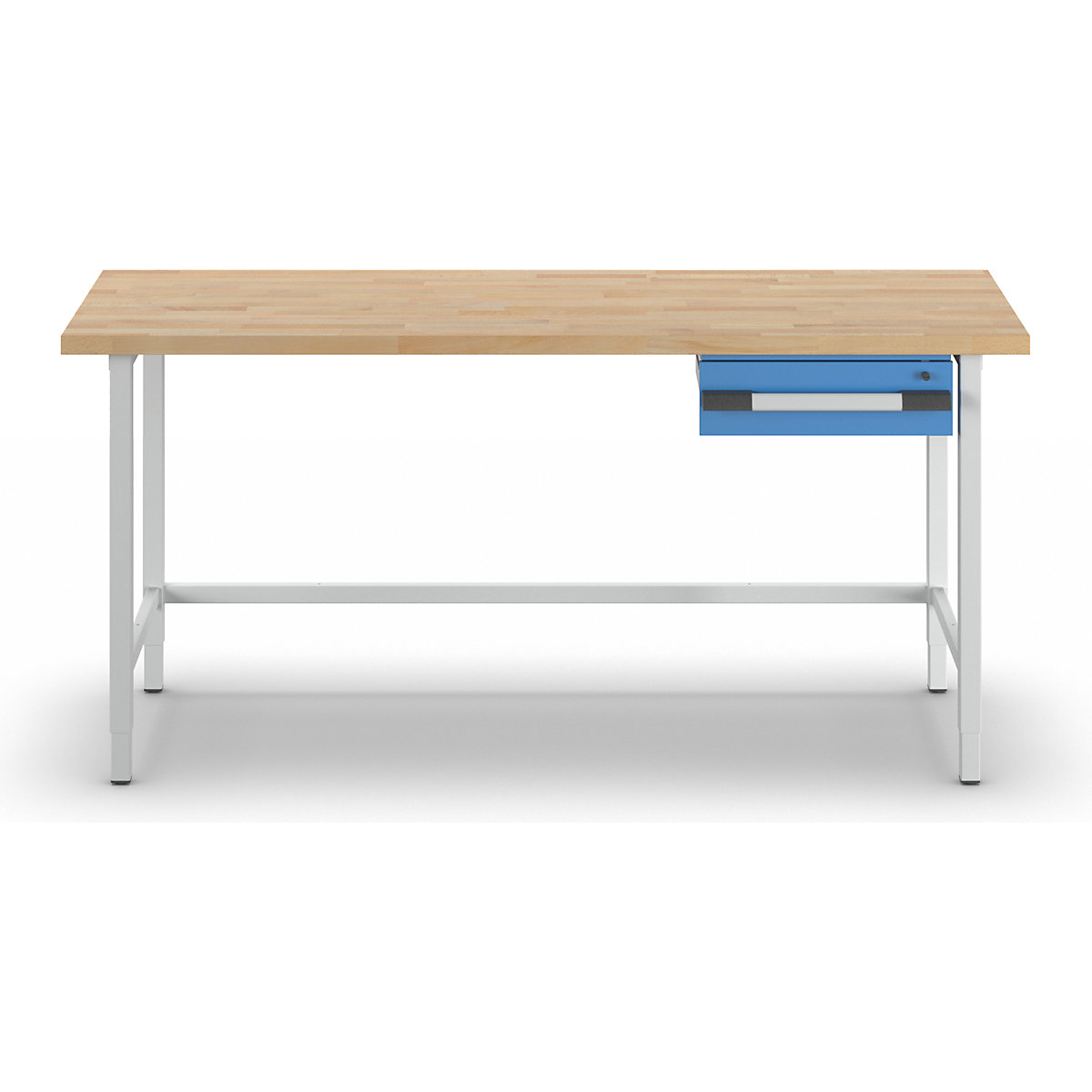 Bancada de trabalho ajustável em altura, estrutura modular – eurokraft pro (Imagem do produto 3)-2