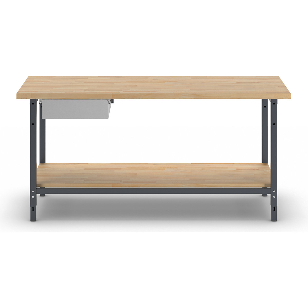 Bancada de trabalho ajustável em altura, estrutura modular – eurokraft pro (Imagem do produto 5)-4