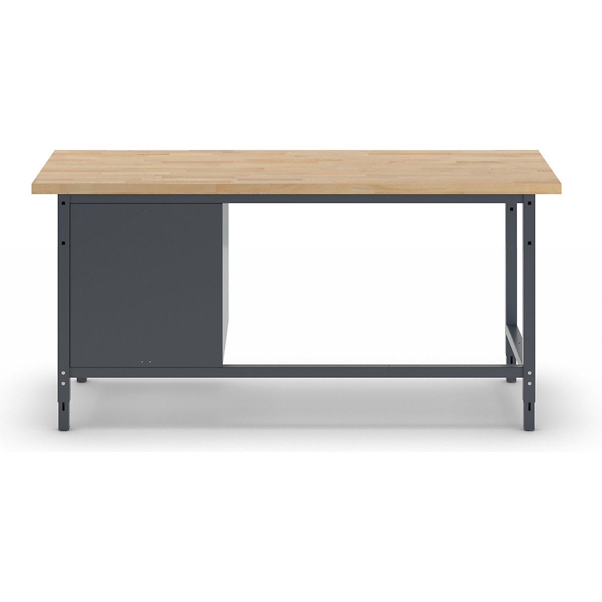 Bancada de trabalho ajustável em altura, estrutura modular – eurokraft pro (Imagem do produto 5)-4