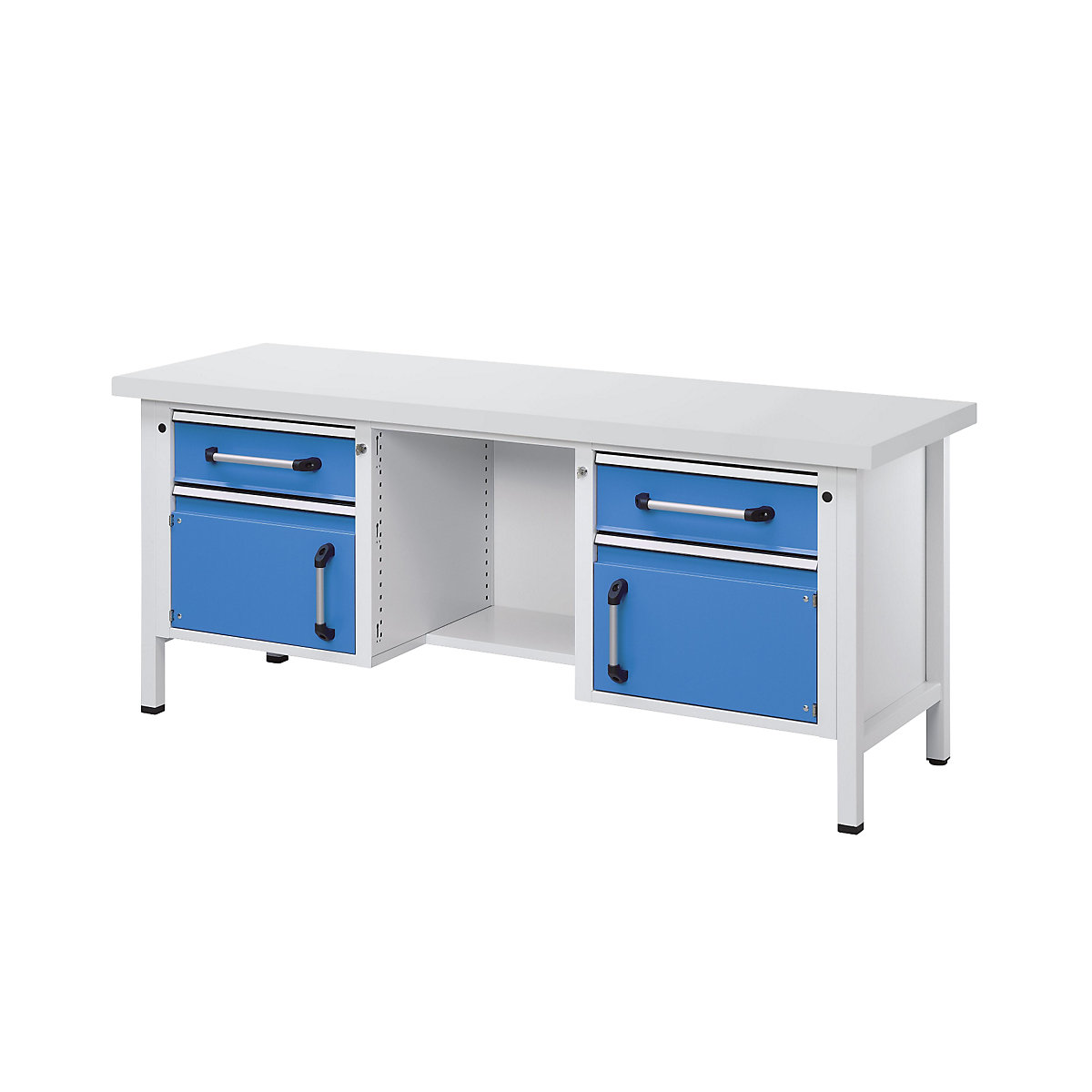 Bancada de trabalho, estrutura modular – eurokraft pro (Imagem do produto 8)-7