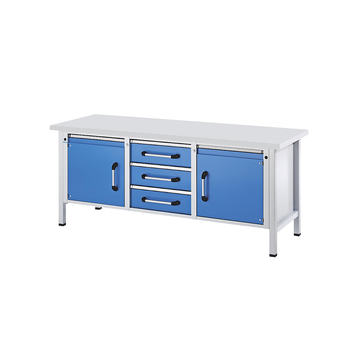 Bancada de trabalho, estrutura modular – eurokraft pro (Imagem do produto 8)-7