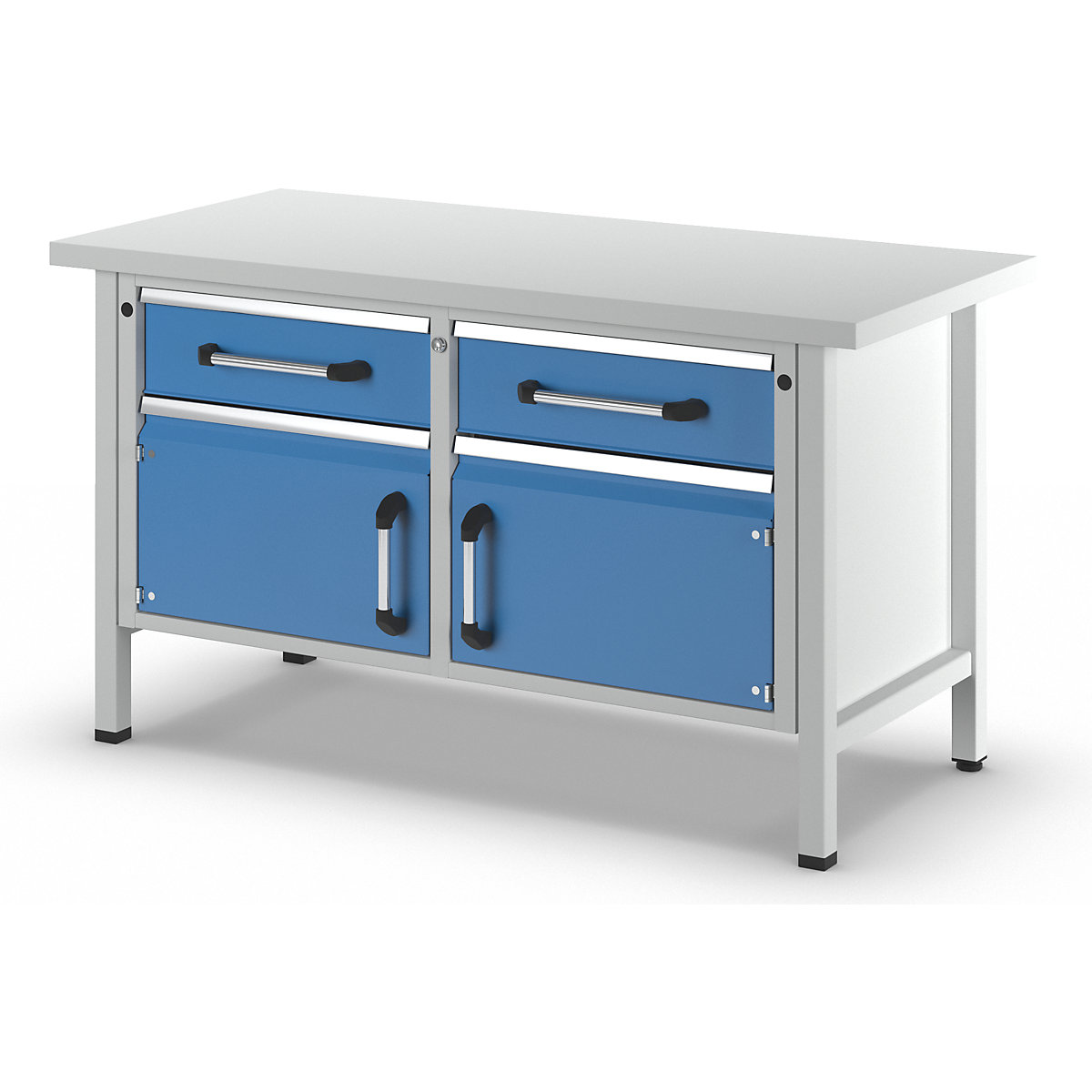 Bancada de trabalho, estrutura modular – eurokraft pro (Imagem do produto 2)-1