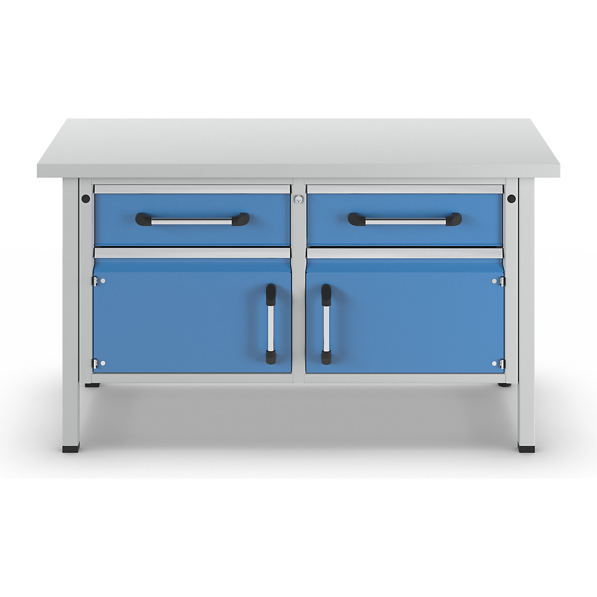 Bancada de trabalho, estrutura modular – eurokraft pro (Imagem do produto 3)-2