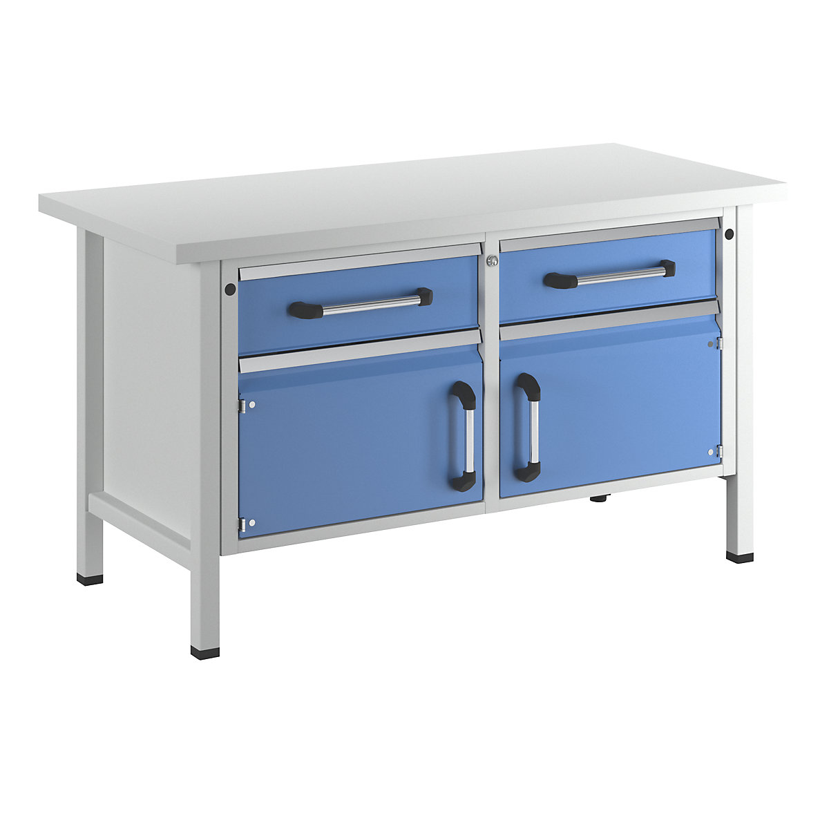 Bancada de trabalho, estrutura modular – eurokraft pro (Imagem do produto 8)-7