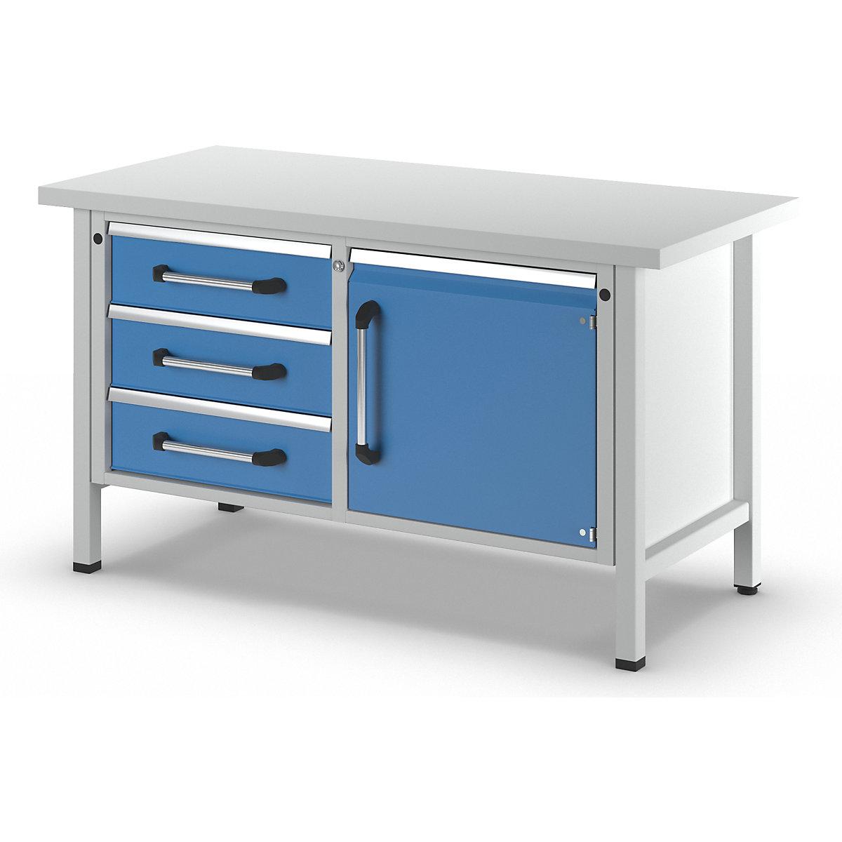 Bancada de trabalho, estrutura modular – eurokraft pro (Imagem do produto 2)-1