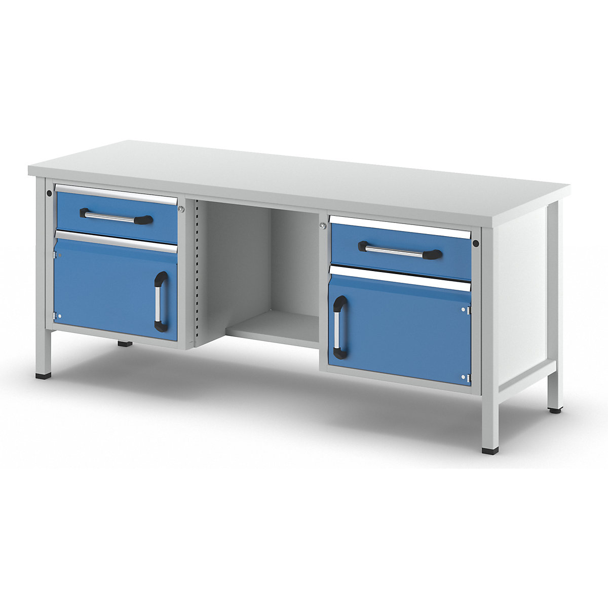 Bancada de trabalho, estrutura modular – eurokraft pro (Imagem do produto 2)-1