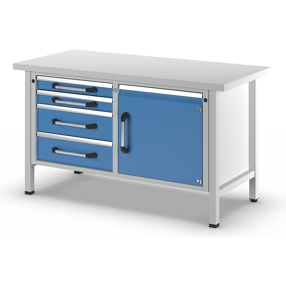 Bancada de trabalho, estrutura modular – eurokraft pro (Imagem do produto 2)-1