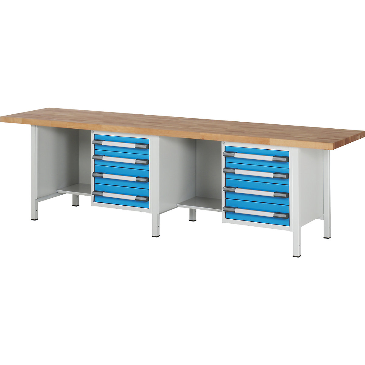 Bancada de trabalho, estrutura modular série 8000 – eurokraft pro (Imagem do produto 2)-1