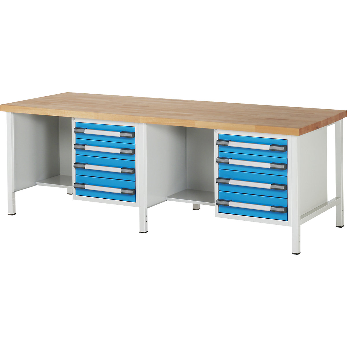 Bancada de trabalho, estrutura modular série 8000 – eurokraft pro (Imagem do produto 2)-1