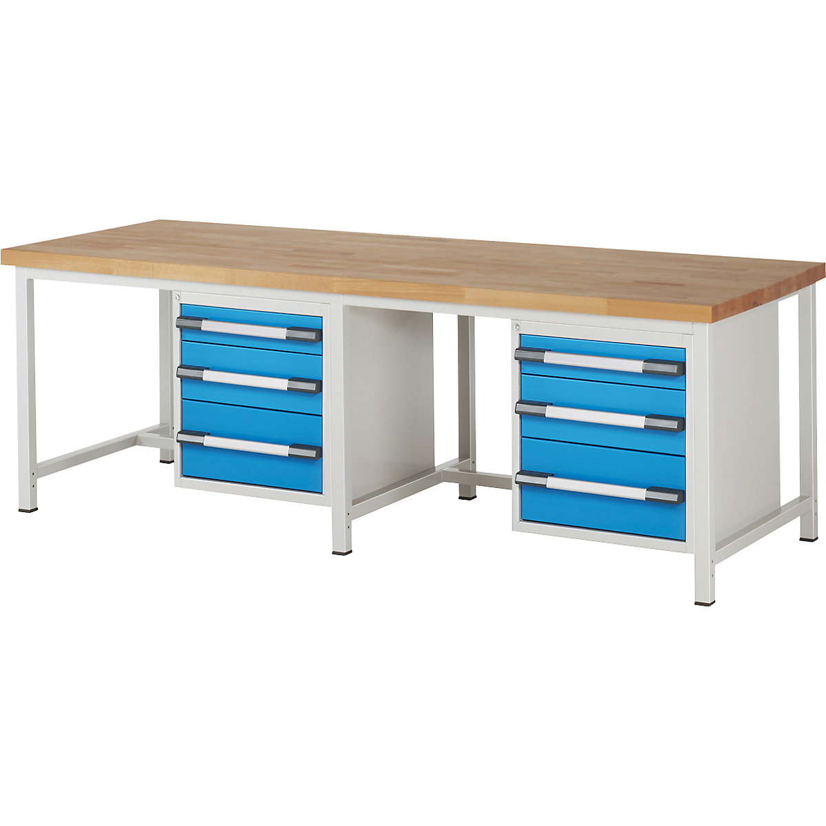 Bancada de trabalho, estrutura modular série 8000 – eurokraft pro (Imagem do produto 2)-1