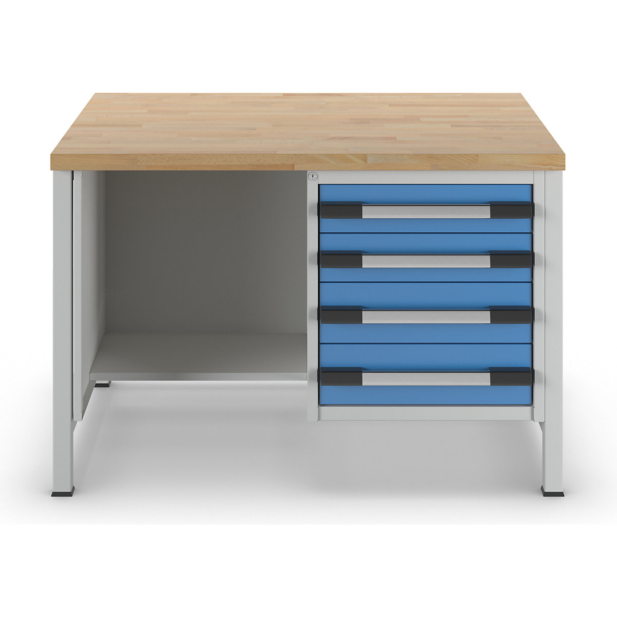 Bancada de trabalho, estrutura modular série 8000 – eurokraft pro (Imagem do produto 3)-2